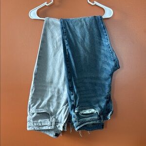 Two pair of Fashion Nova Skinny Flare Jeans Sz 32